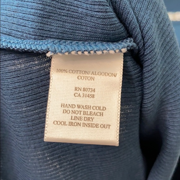 BCBG sequin trim blue tank top small - Picture 5 of 9